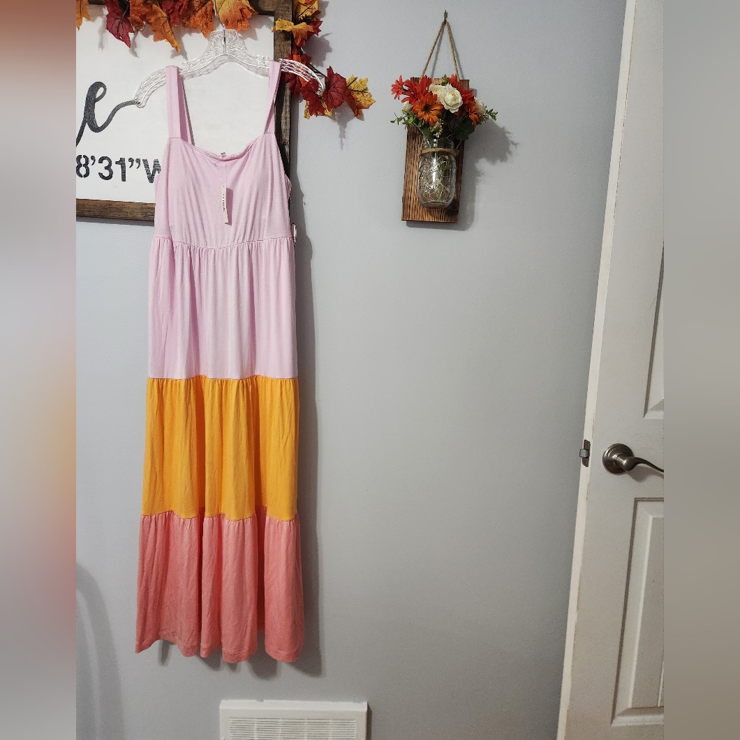 Soma Soft Jersey Trapeze Maxi Bra Dress Size Medium